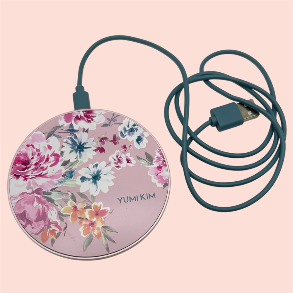 Yumi Kim Pink Floral Wireless Charger